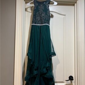 Speechless Emerald Green Formal Kids Dress